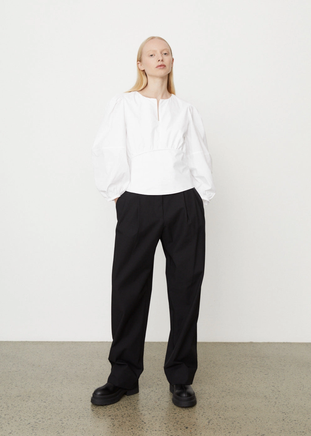 0079 Poplin Corset Top