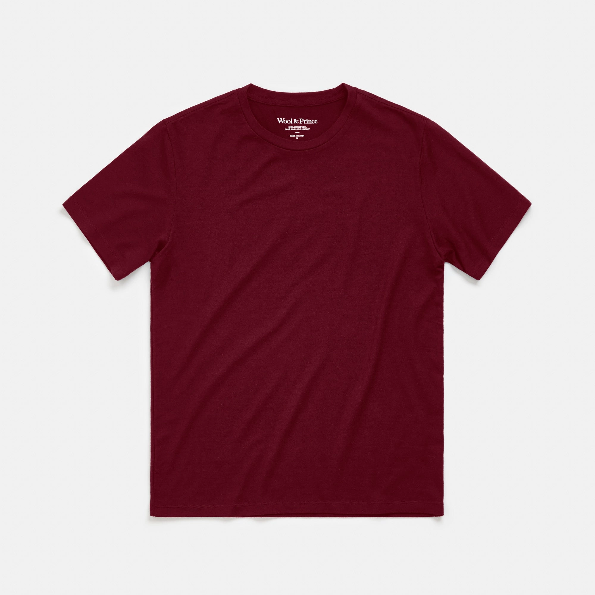 100% Wool Crew Neck Tee