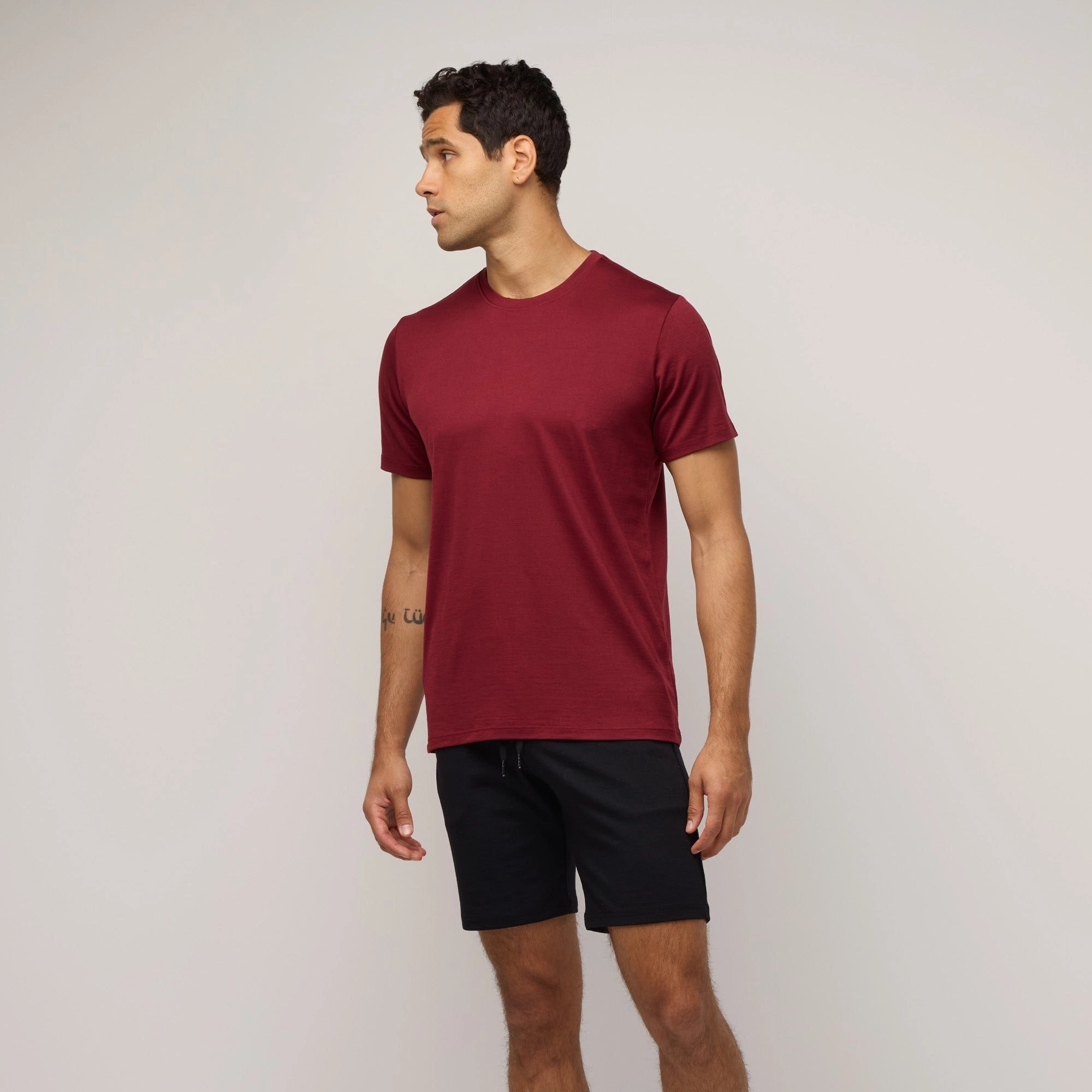 100% Wool Crew Neck Tee