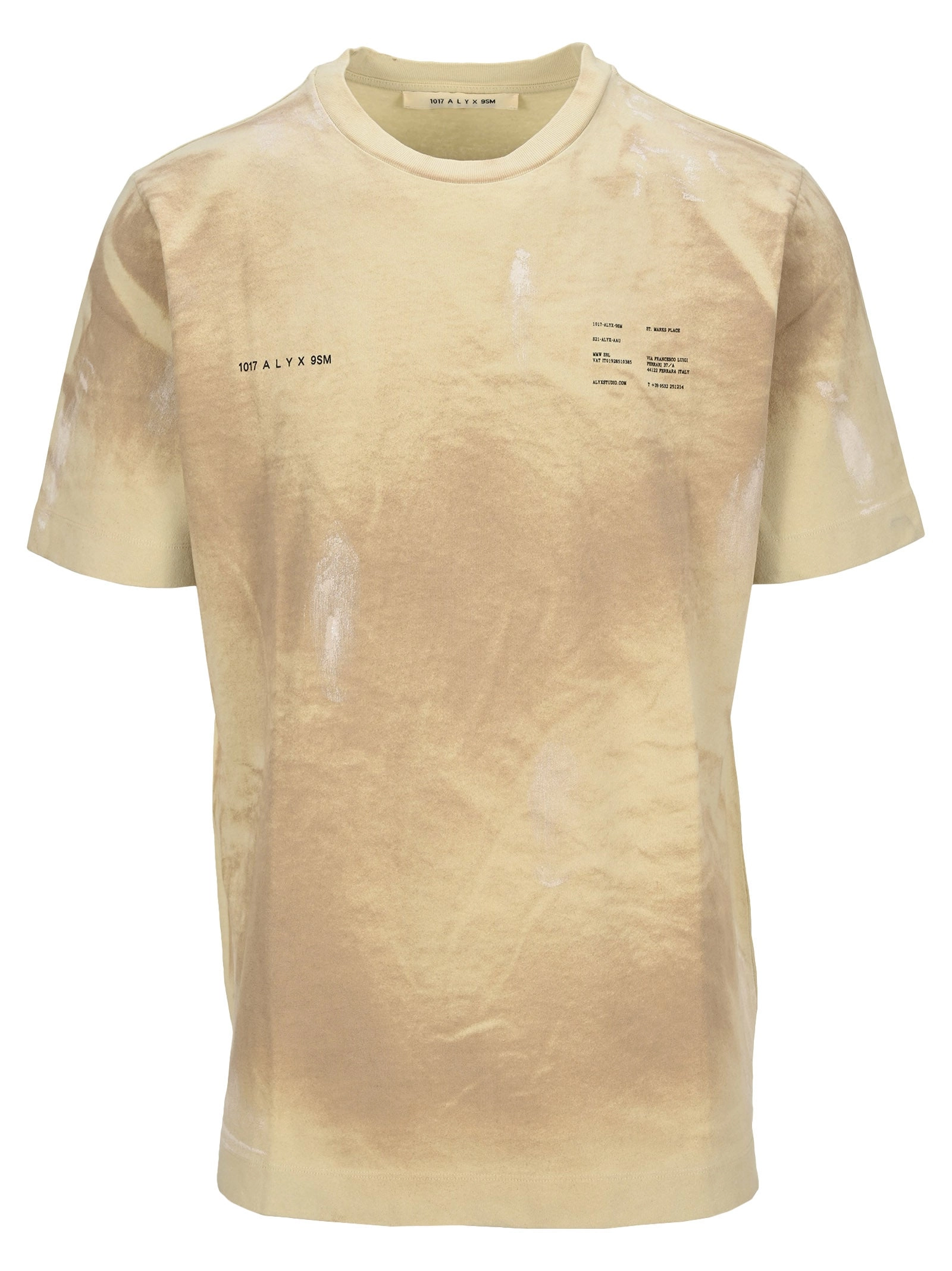 1017 ALYX 9SM Double Logo Printed T-Shirt