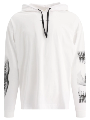 1017 ALYX 9SM Graphic Printed Hooded Long Sleeve T-Shirt