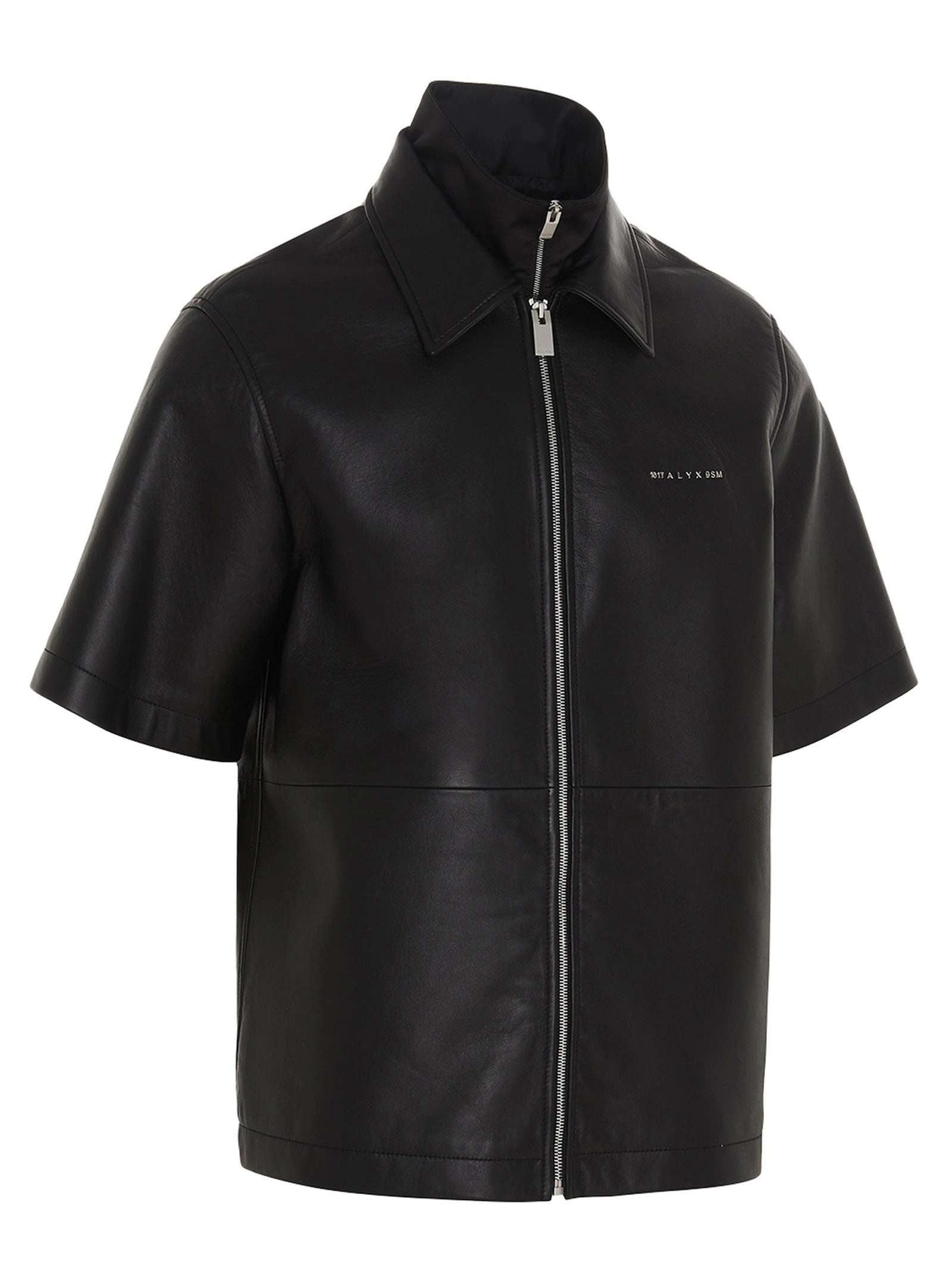 1017 ALYX 9SM Zipped Short-Sleeve Leather Shirt