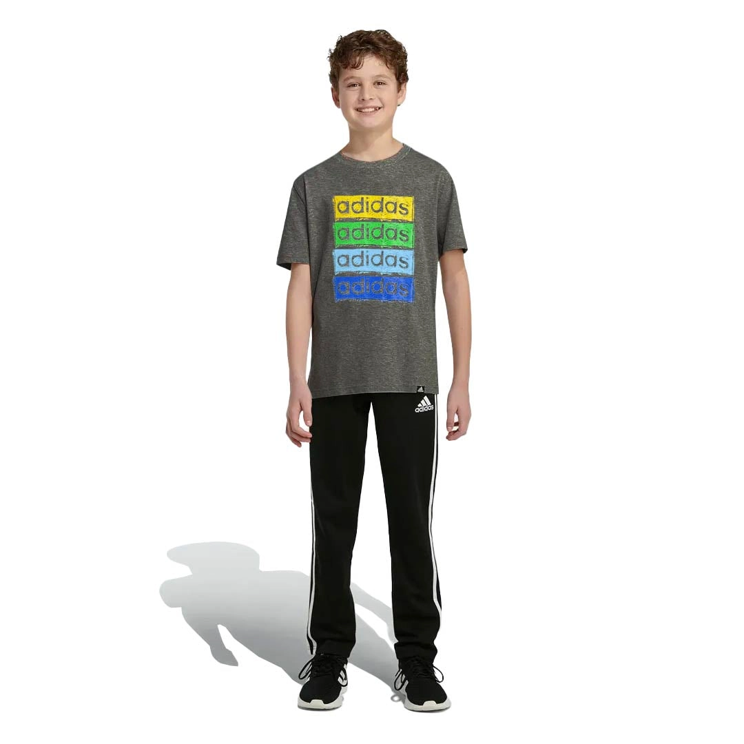 adidas - Kids' (Toddler) Sketchy Linear Short Sleeve T-Shirt (GA7908)