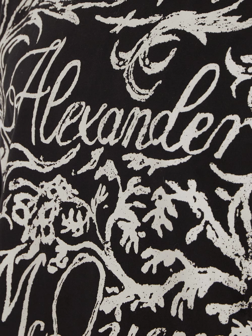 Alexander McQueen Logo Printed Crewneck T-Shirt