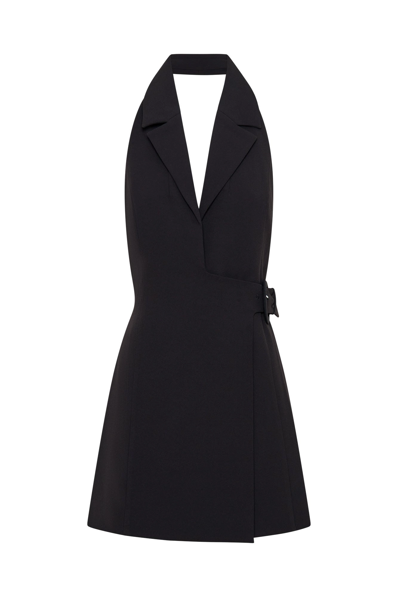 Alicia Vest Dress - Black