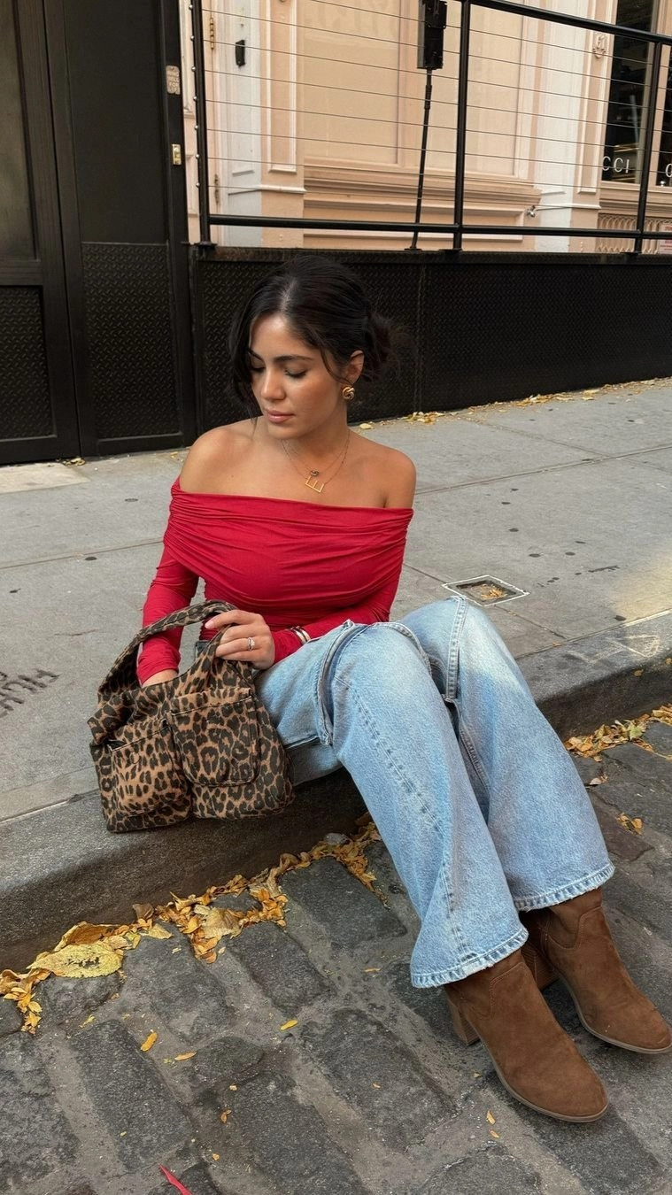 Azura Top - Cherry Red