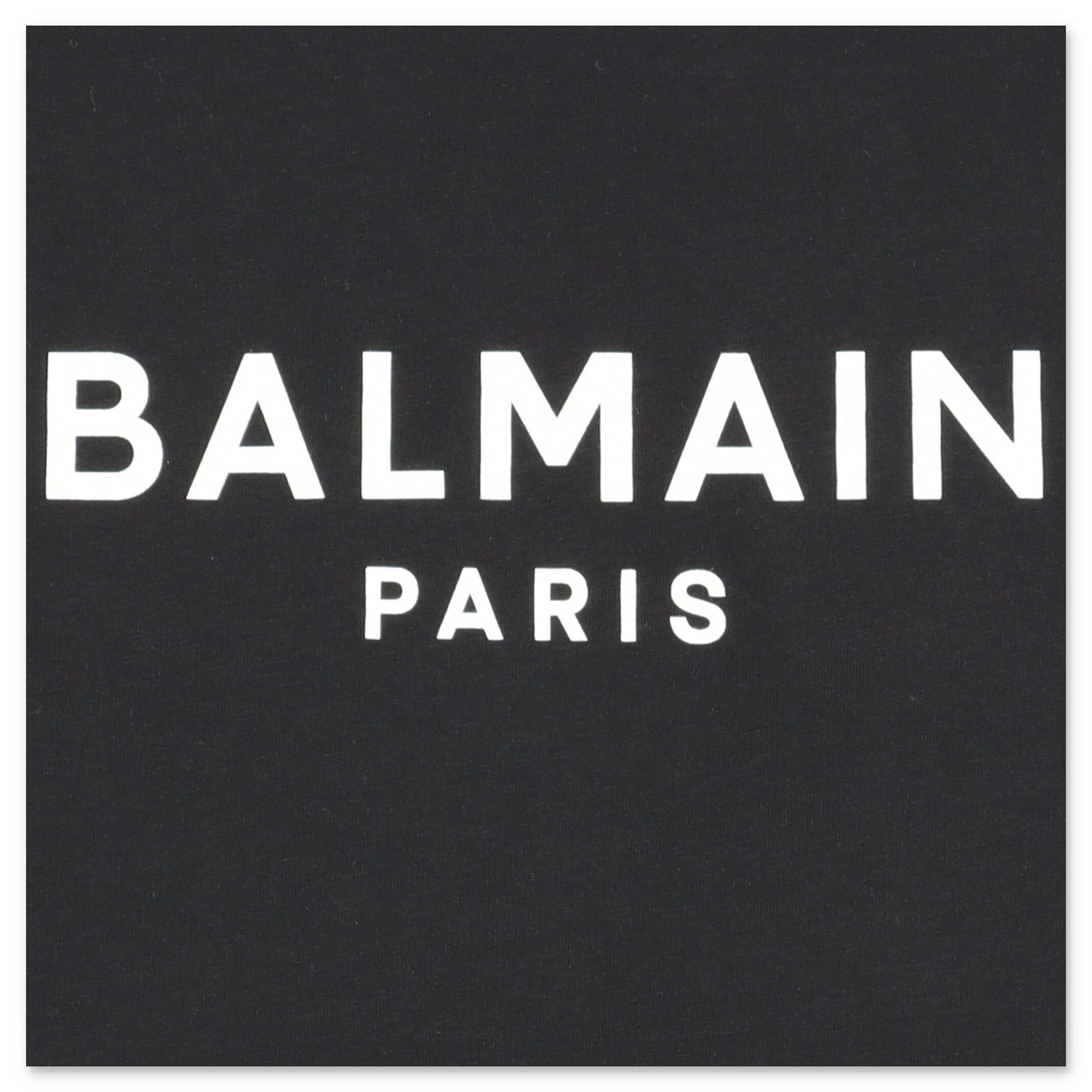 Balmain Kids Logo Printed Crewneck T-Shirt
