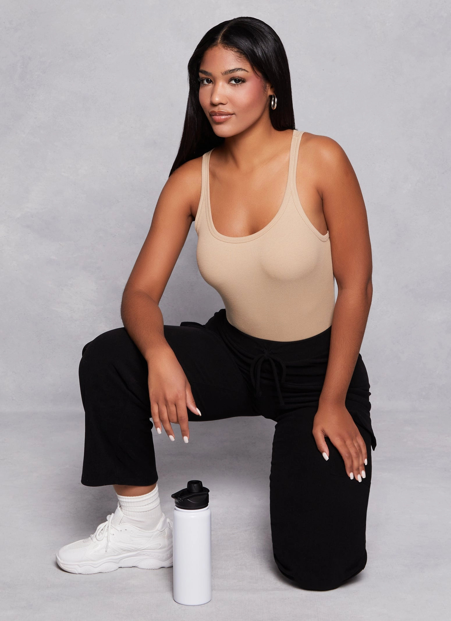 Basic Scoop Neck Tank Bodysuit