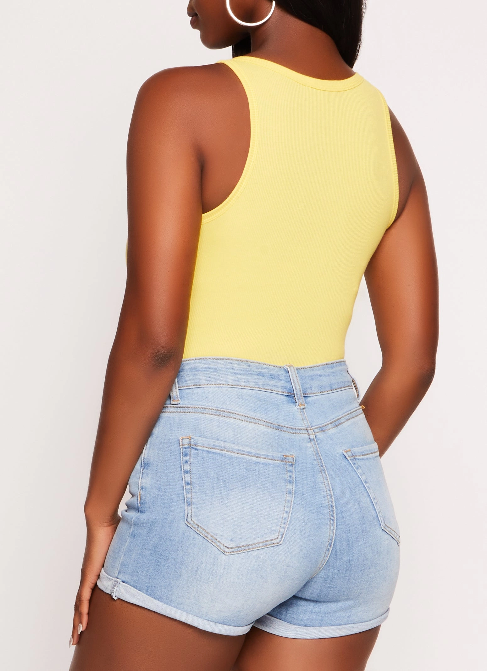 Basic Scoop Neck Tank Bodysuit