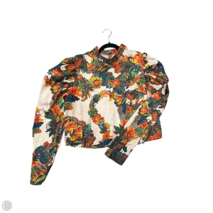 Blouse Long Sleeve By H&m In Pink, Size: L