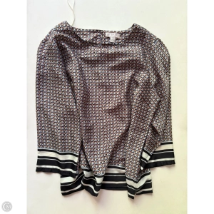 Blouse Long Sleeve By Kenar In Multi-colored, Size: L