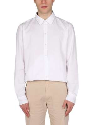 Boss Hugo Boss Logo Embroidered Long-Sleeved Shirt