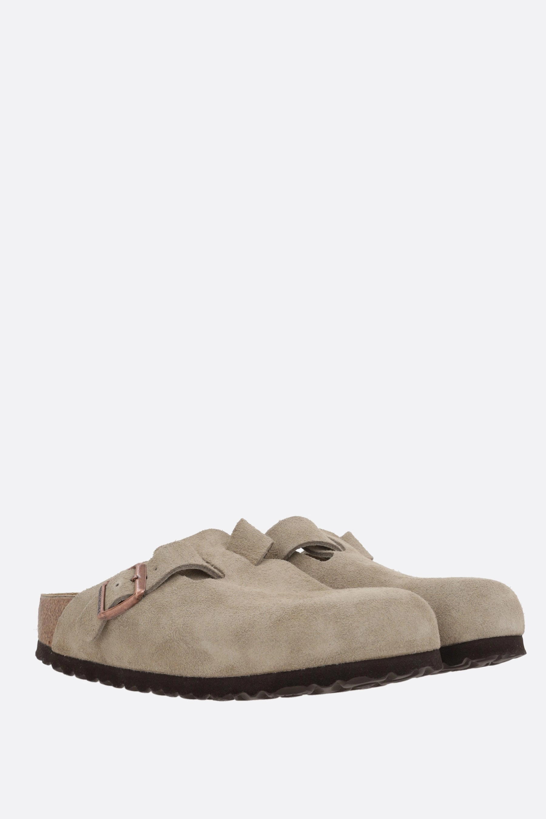 Boston BS suede flat mules (Narrow Fit)