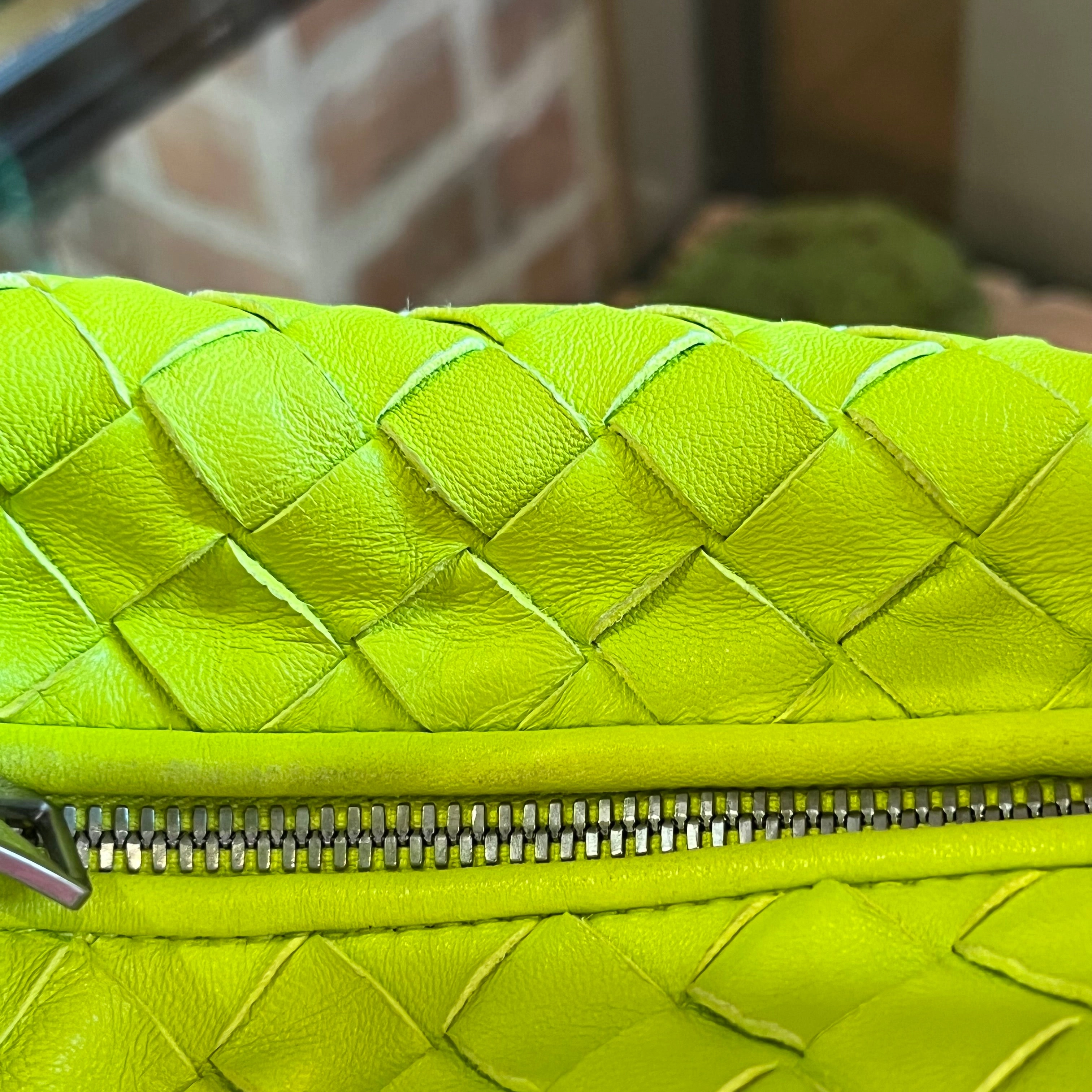 BOTTEGA VENETA Teen Jodie Green Nappa Intrecciato Hobo Bag