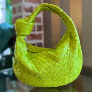 BOTTEGA VENETA Teen Jodie Green Nappa Intrecciato Hobo Bag