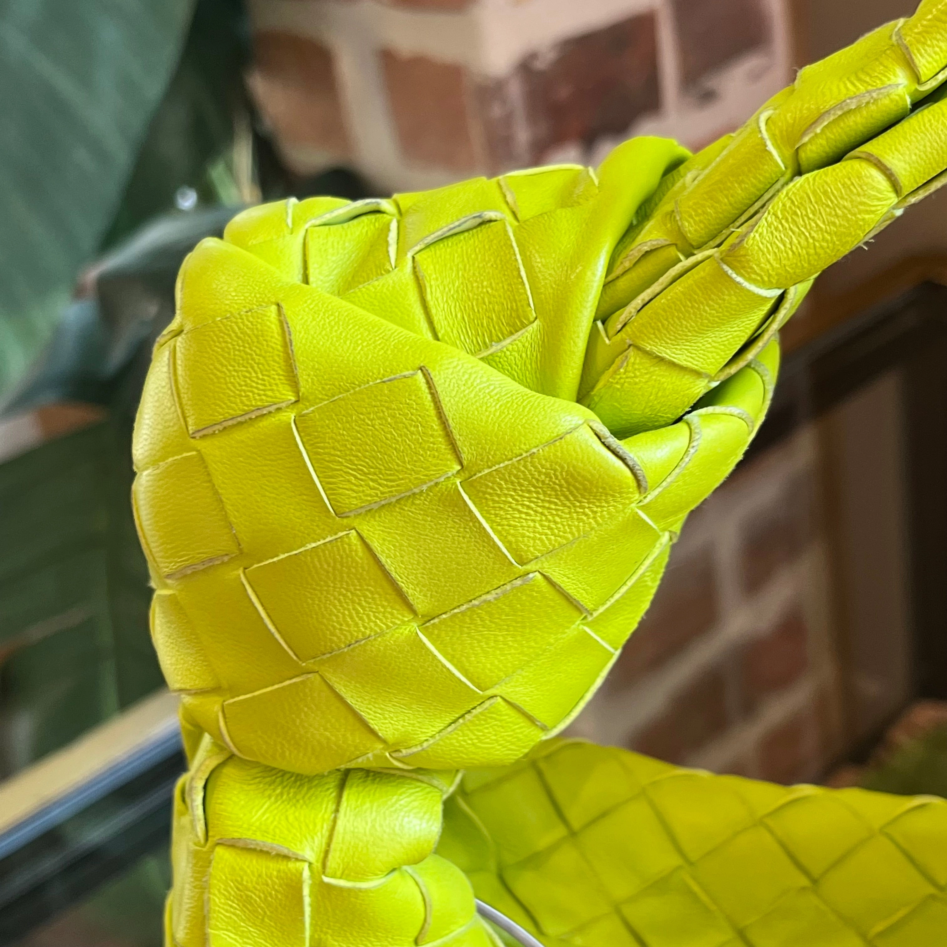 BOTTEGA VENETA Teen Jodie Green Nappa Intrecciato Hobo Bag
