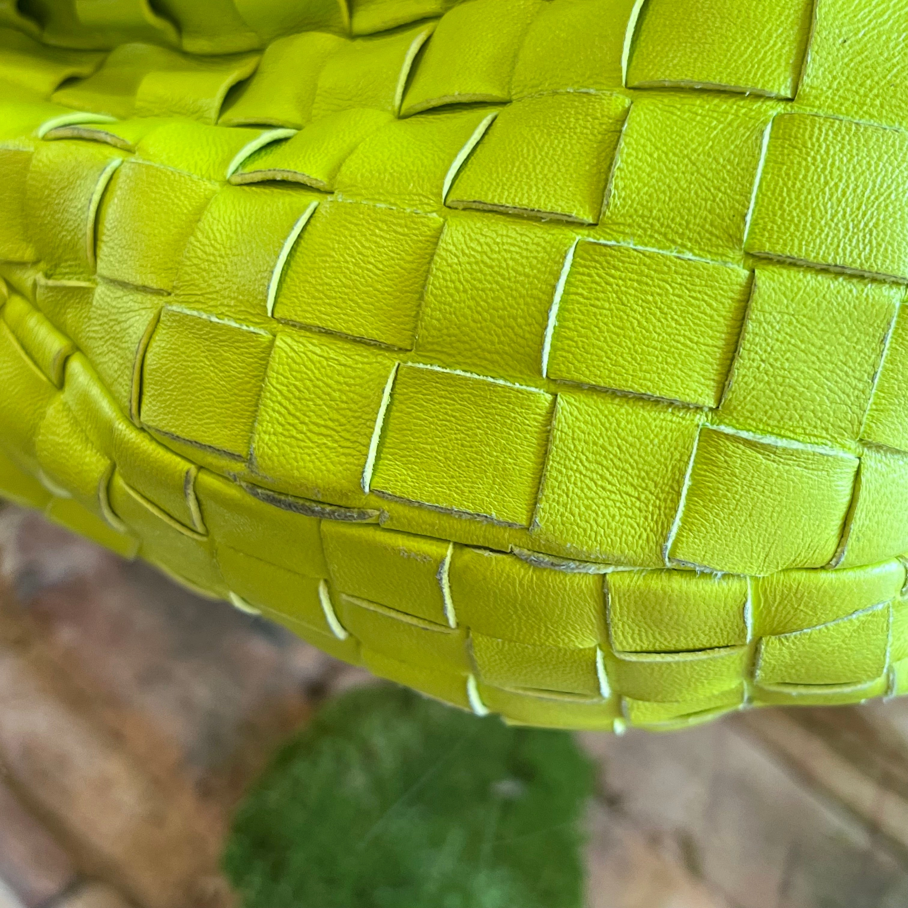 BOTTEGA VENETA Teen Jodie Green Nappa Intrecciato Hobo Bag