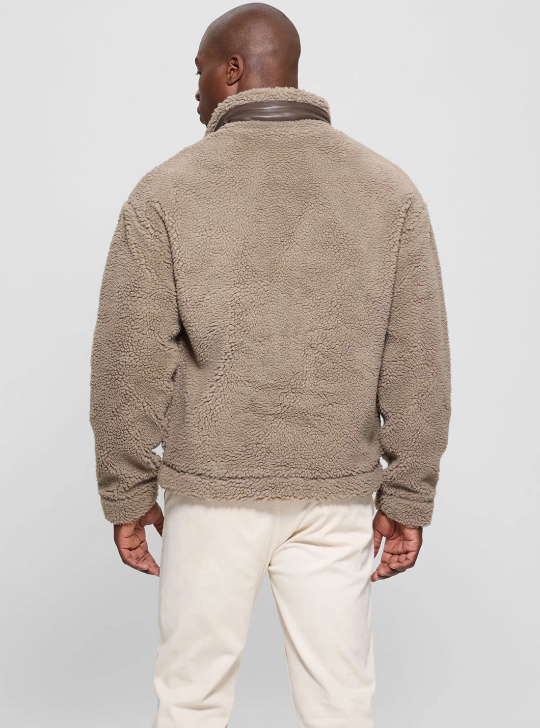 Brown Faux Sherpa Jacket