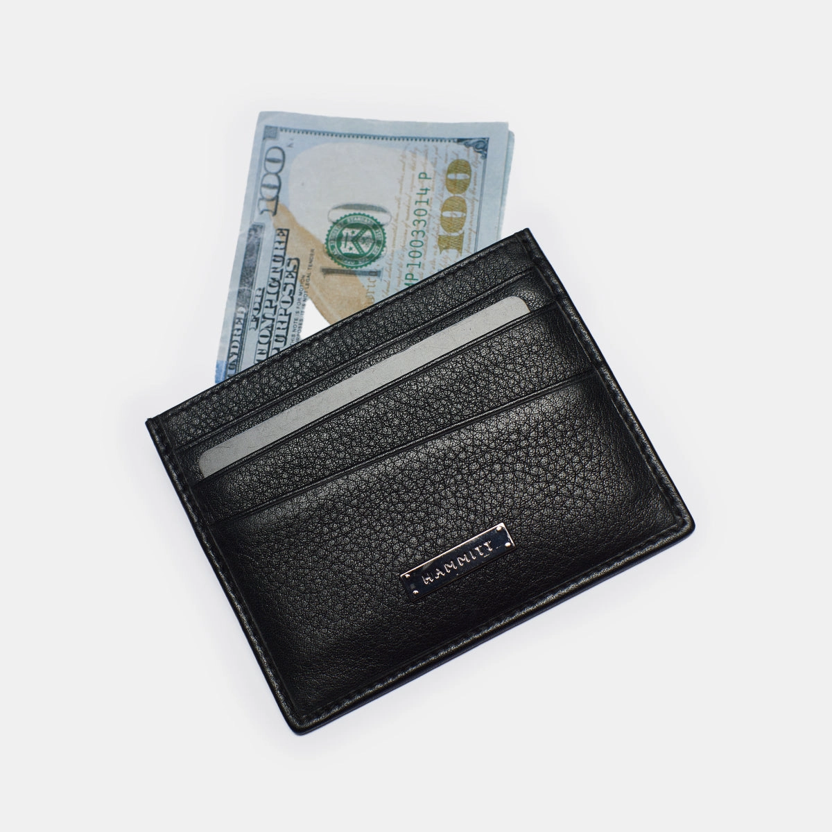 Cambria Card Case | Black/Gunmetal
