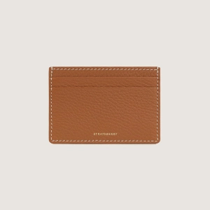 Cardholder - Tan with Vanilla Stitch