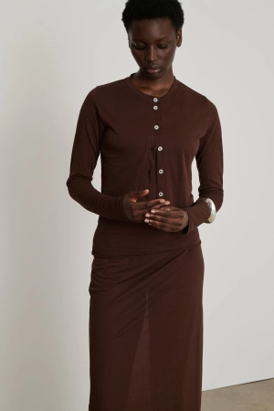 Cardigan Tsh1501 Barbara Acajou