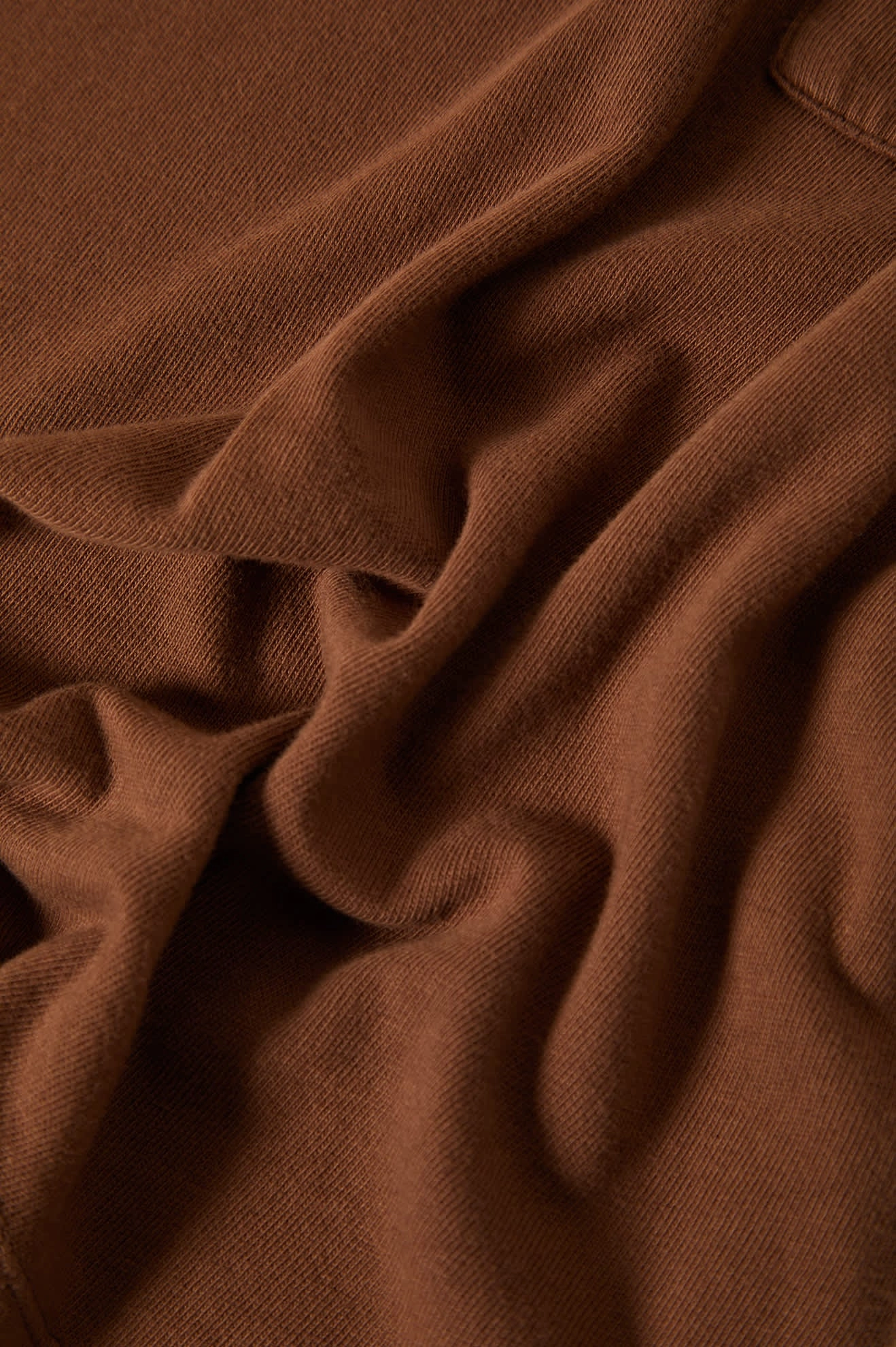Carefree Organic Garment Dye Perfect T-Shirt - Pinecone Brown