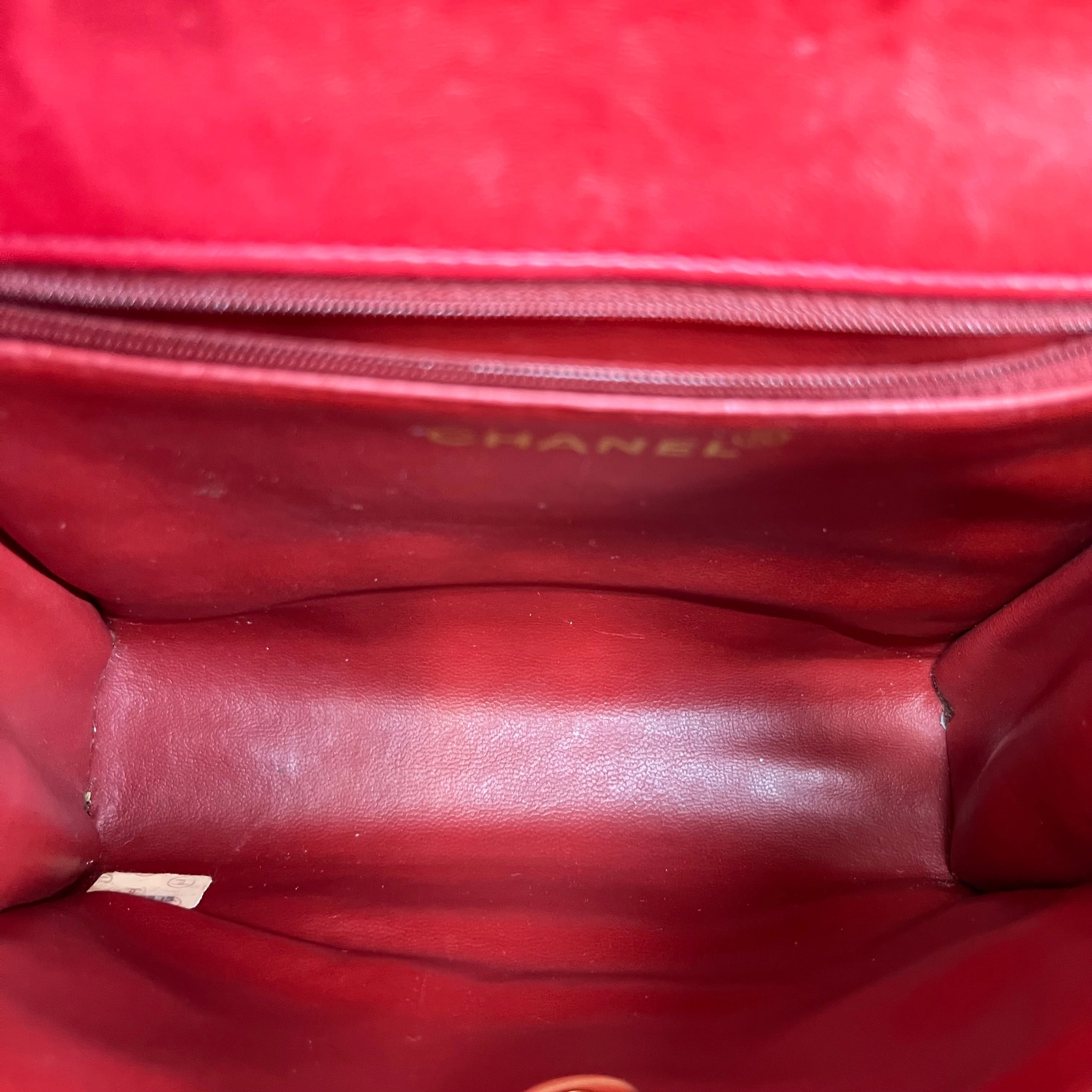 CHANEL Vintage Quilted Envelope Flap Bag