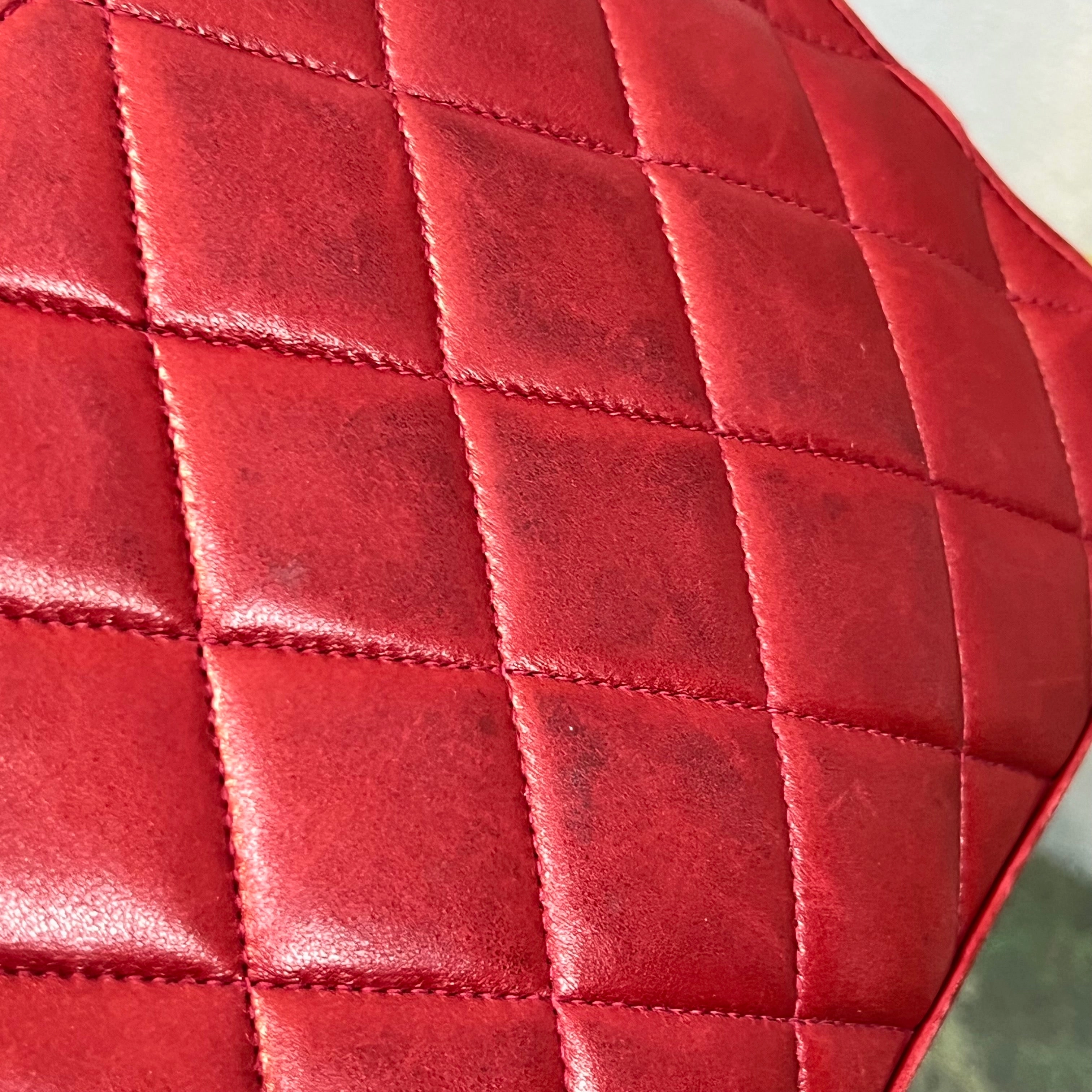 CHANEL Vintage Quilted Envelope Flap Bag