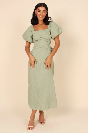 Chloe Cut Out Dress - Sage