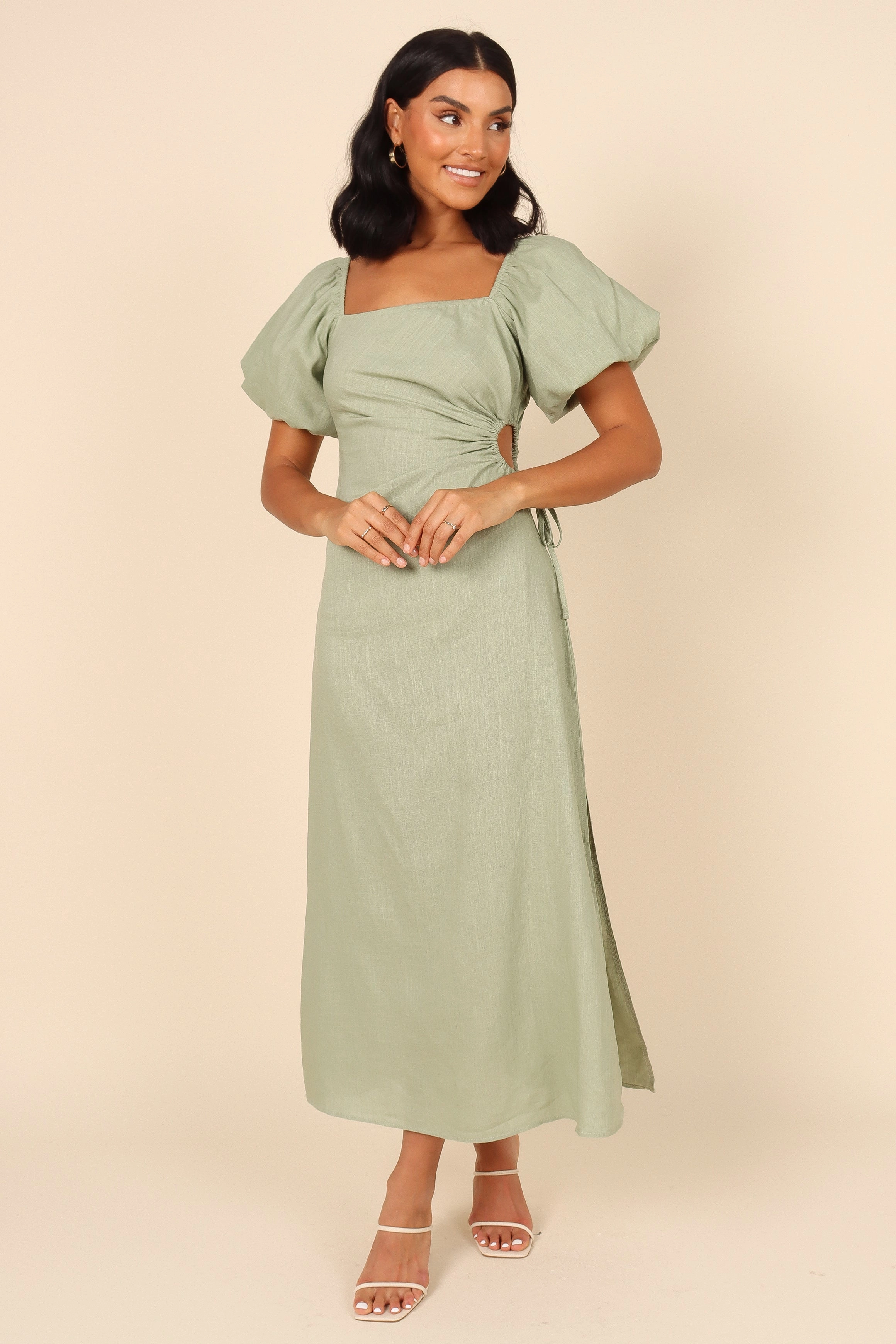 Chloe Cut Out Dress - Sage