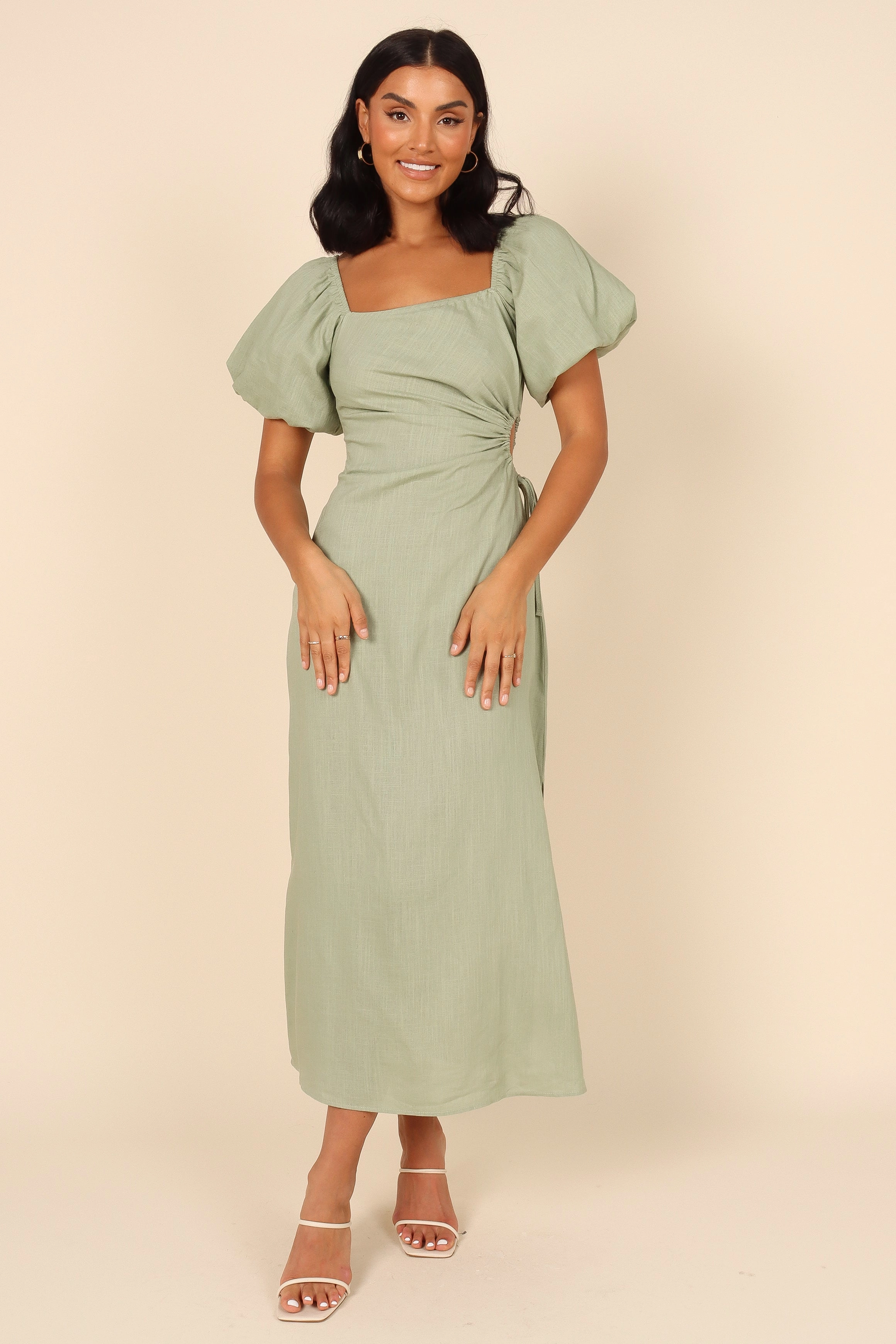 Chloe Cut Out Dress - Sage