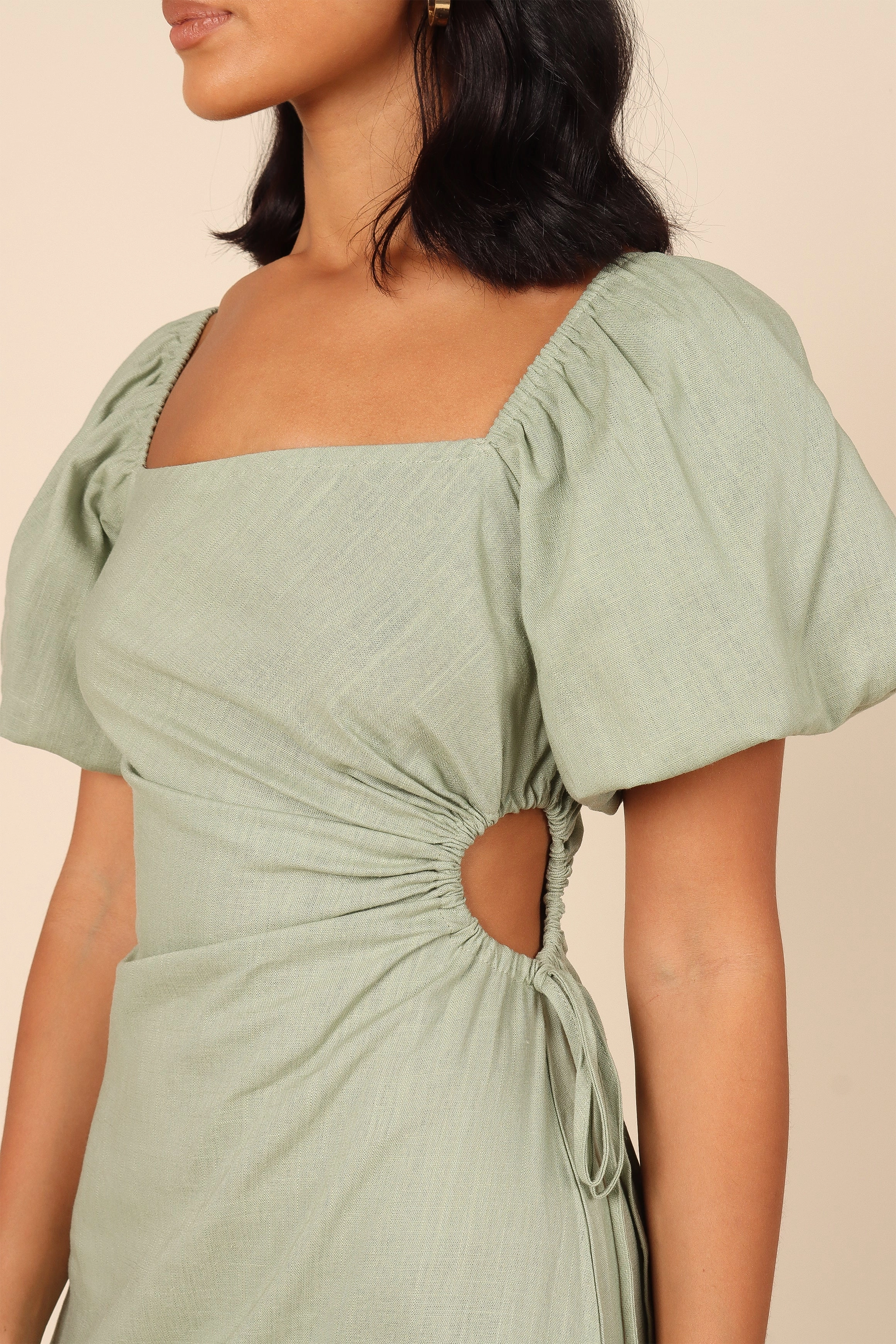 Chloe Cut Out Dress - Sage