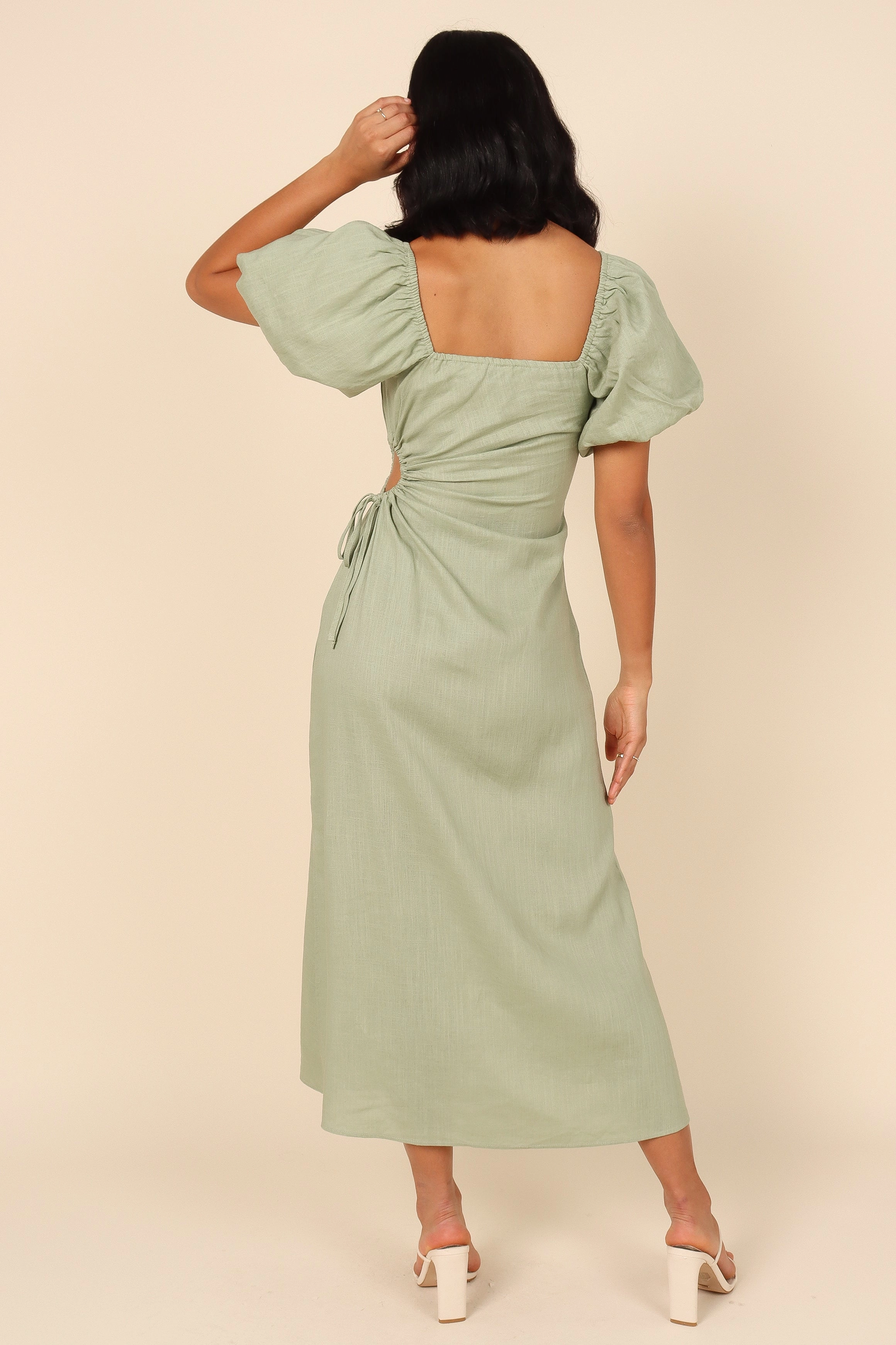 Chloe Cut Out Dress - Sage