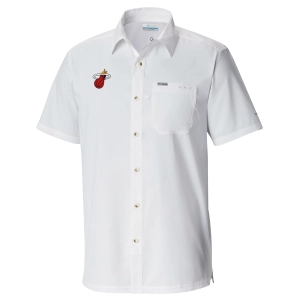 Columbia Miami HEAT Logo Slack Tide Shirt