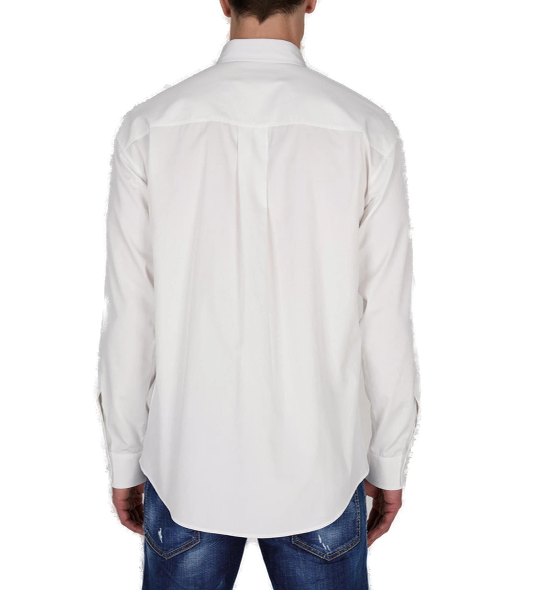 Dsquared2 Icon Patch Curved Hem Shirt