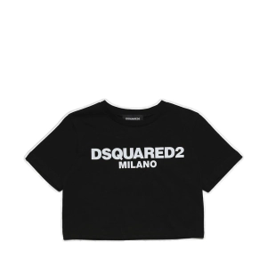 Dsquared2 Kids Logo Printed Crewneck T-Shirt