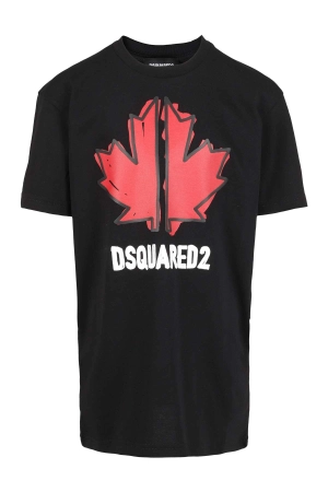 Dsquared2 Kids Logo Printed Crewneck T-Shirt