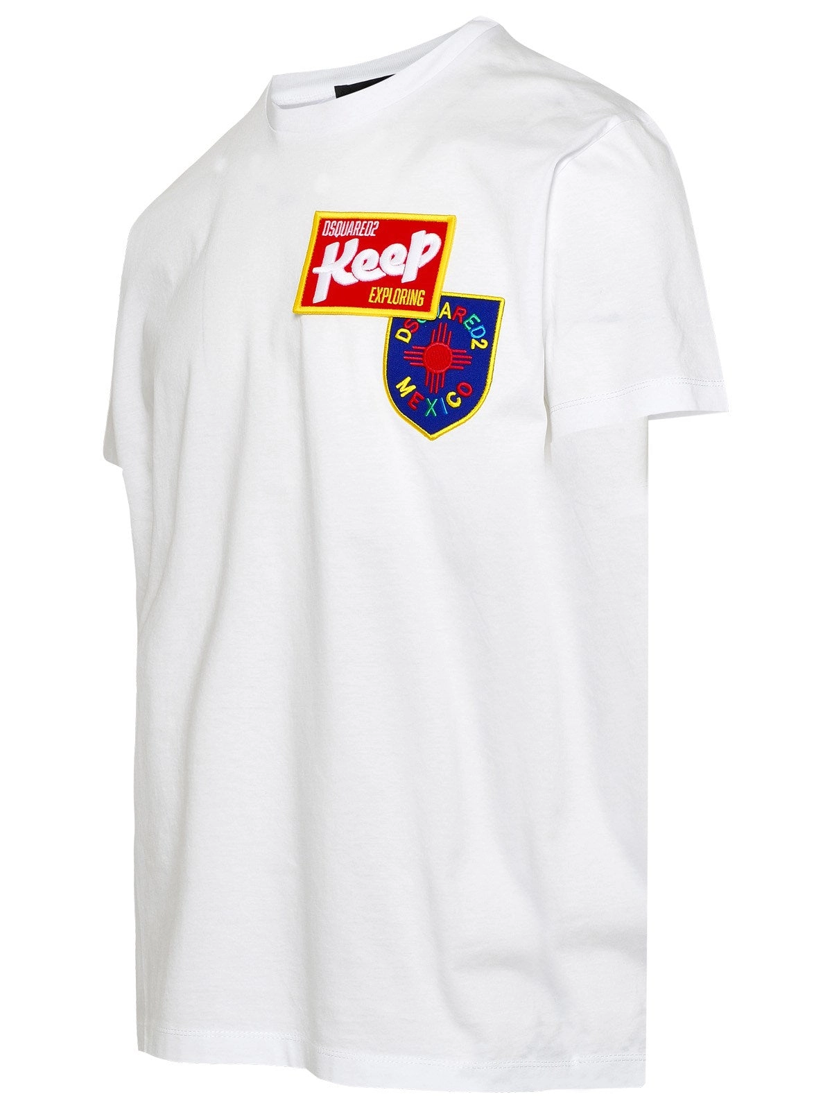 Dsquared2 Logo Patch Crewneck T-Shirt