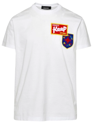 Dsquared2 Logo Patch Crewneck T-Shirt