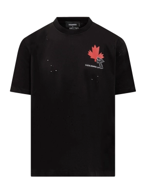 Dsquared2 Logo Print Crewneck T-Shirt
