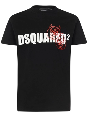 Dsquared2 Logo Printed Crewneck T-Shirt