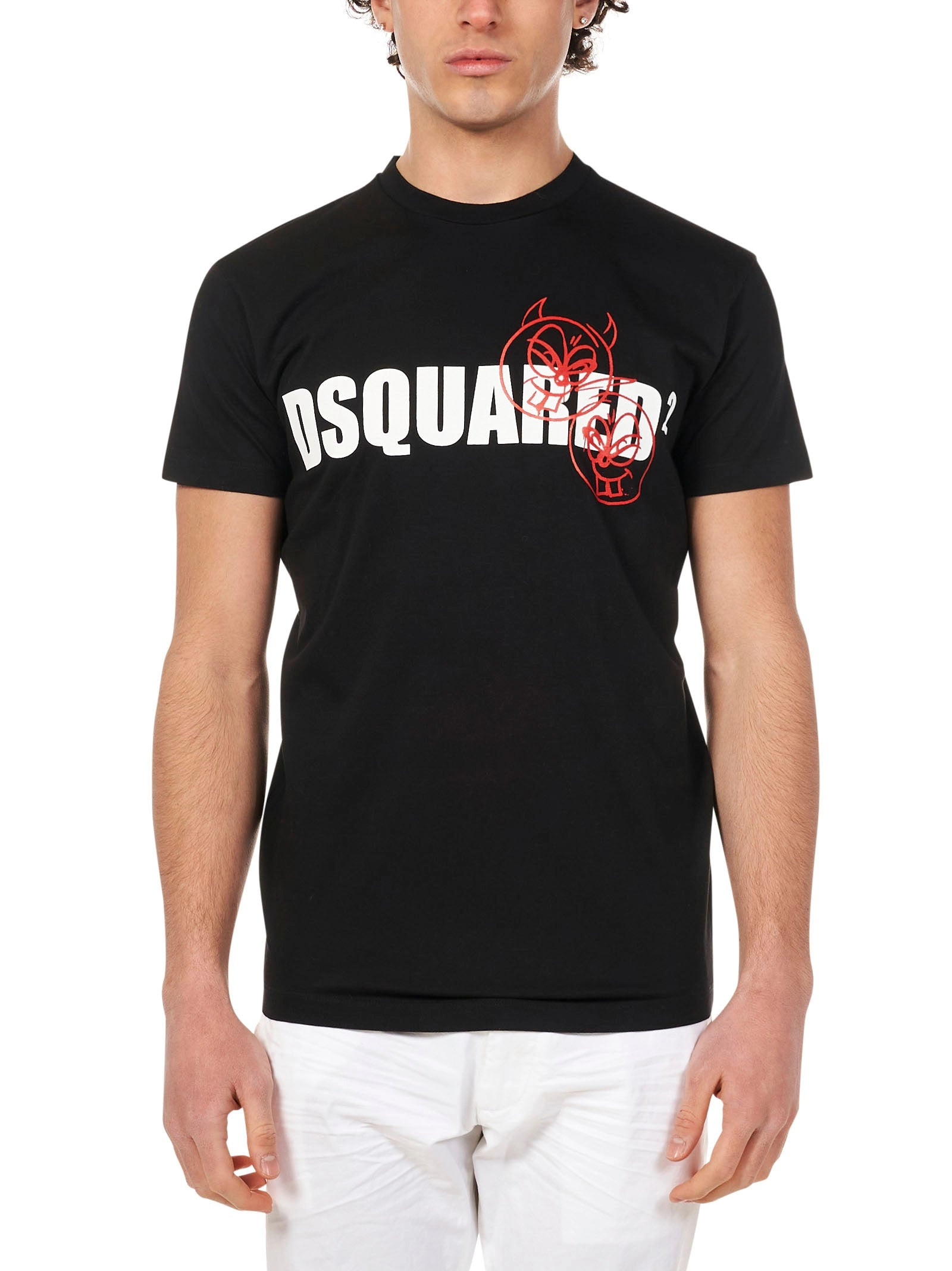 Dsquared2 Logo Printed Crewneck T-Shirt