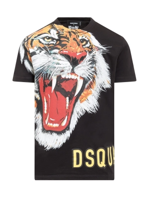 Dsquared2 Tiger Printed T-Shirt