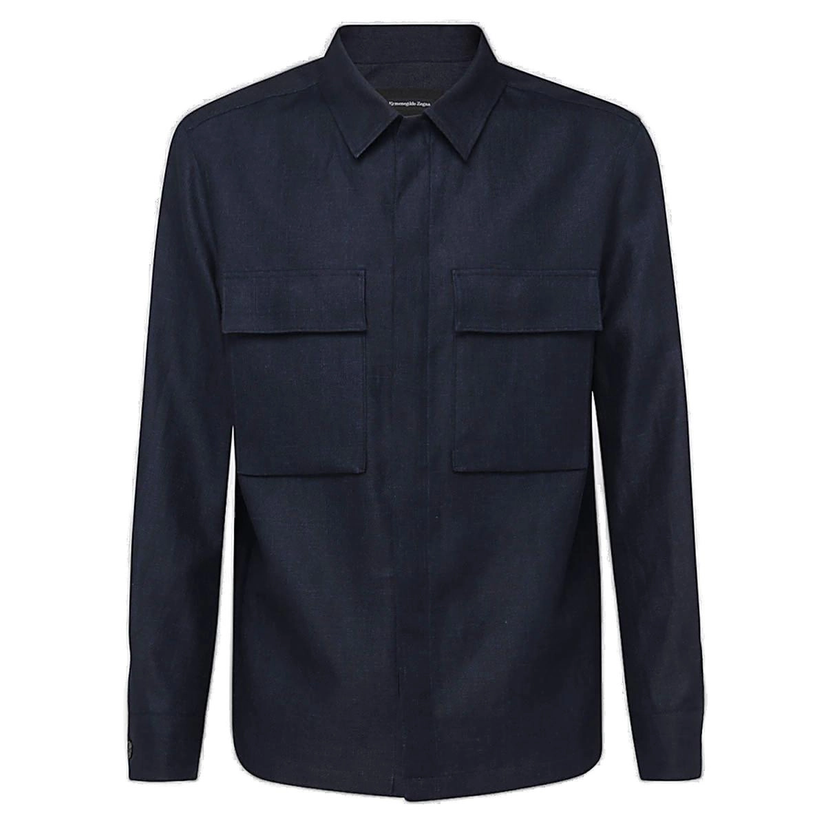 Ermenegildo Zegna Long-Sleeved Cargo Shirt