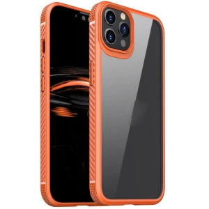 For iPhone 11 MG Series Carbon Fiber TPU   Clear PC Four-corner Airbag Shockproof Case
