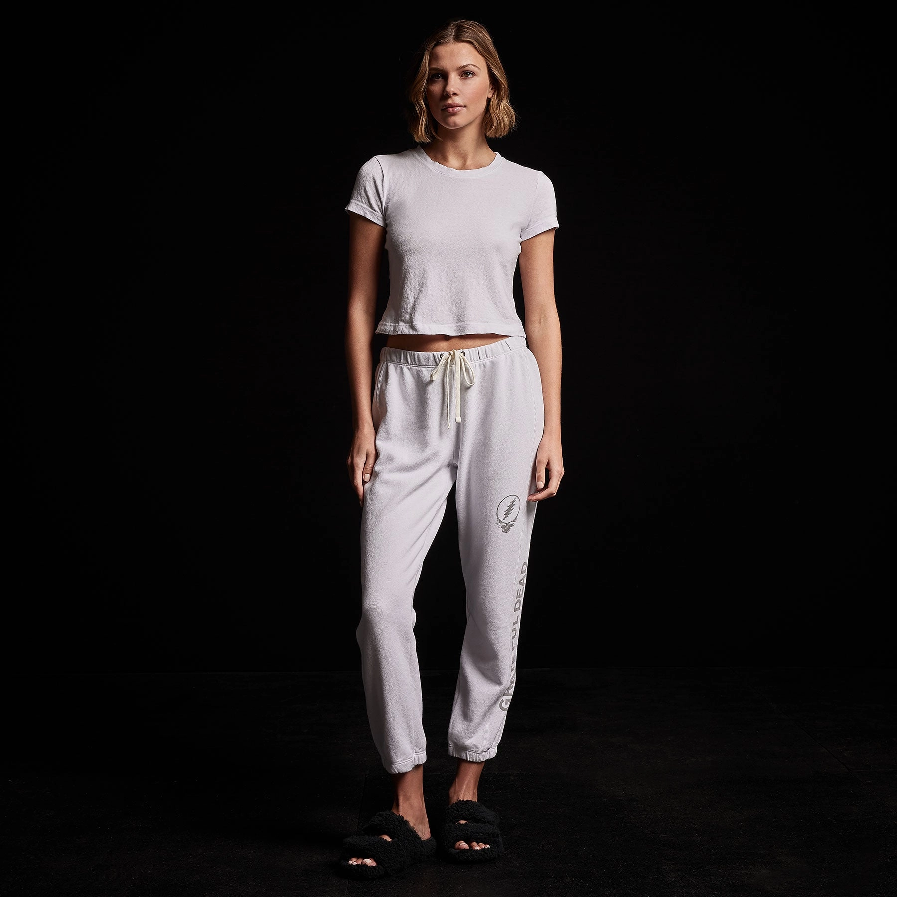Grateful Dead Sweat Pant - White/ Grey