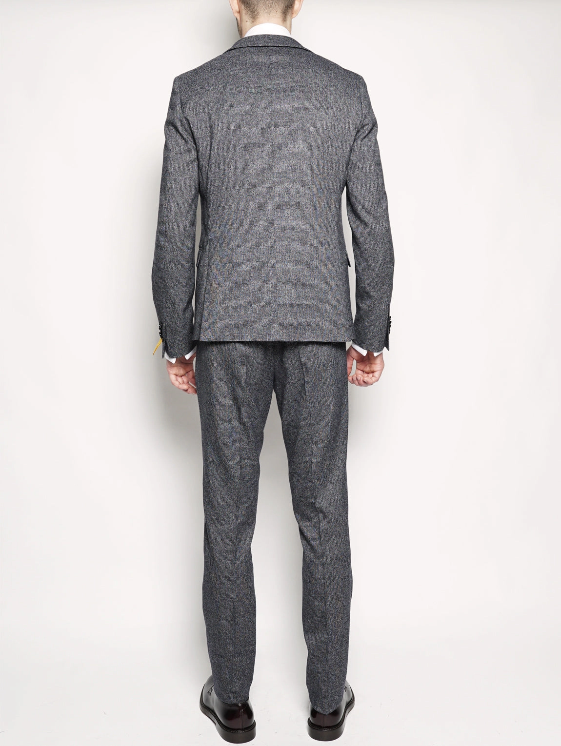 Gray stretch micro-dress