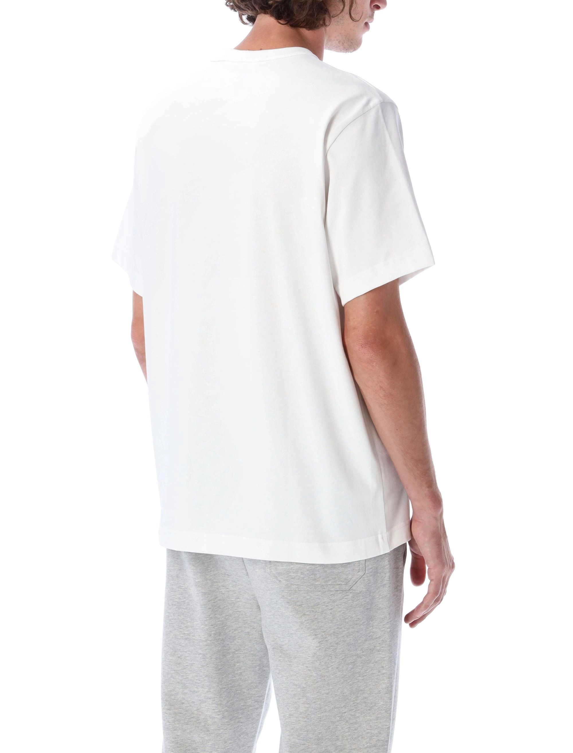 Helmut Lang Square Silver Crewneck T-Shirt