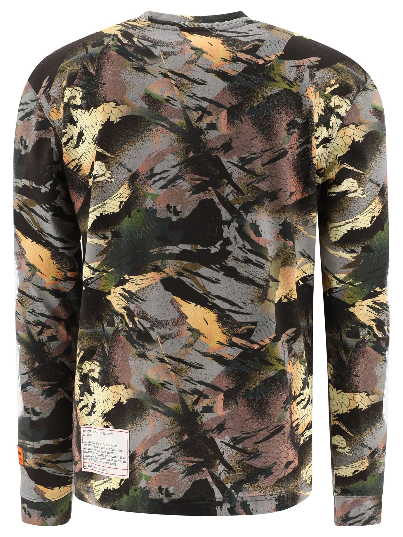 Heron Preston Camouflage Print Long-Sleeved T-Shirt