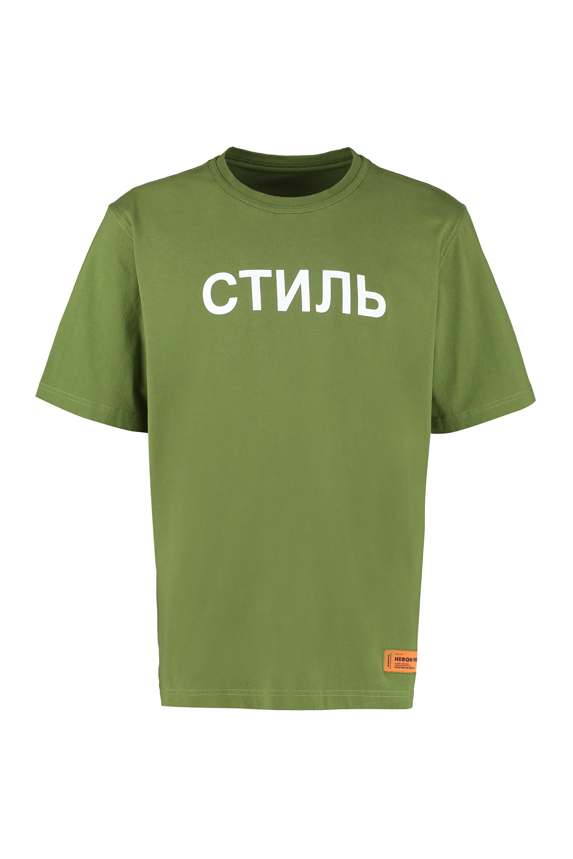 Heron Preston Logo Printed Crewneck T-Shirt